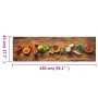 Küchenteppich waschbar Samt Zeichnung Gewürze 45x150 cm von , Fußmatten - Ref: Foro24-4005605, Preis: 29,48 €, Rabatt: %