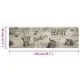 Coffee gray velvet washable kitchen rug 45x150 cm by , Doormats - Ref: Foro24-4005581, Price: 27,02 €, Discount: %