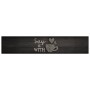 Waschbare Küchenmatte aus schwarzem Samt, 60 x 300 cm von , Fußmatten - Ref: Foro24-4005595, Preis: 56,46 €, Rabatt: %