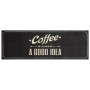 Waschbarer Küchenteppich aus Samt mit Kaffeetext, 60 x 180 cm von , Fußmatten - Ref: Foro24-4005597, Preis: 30,81 €, Rabatt: %