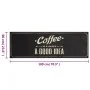 Waschbarer Küchenteppich aus Samt mit Kaffeetext, 60 x 180 cm von , Fußmatten - Ref: Foro24-4005597, Preis: 30,31 €, Rabatt: %