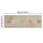 Waschbare Küchenmatte aus pastellfarbenem Sechseck-Samt, 60 x 180 cm von , Fußmatten - Ref: Foro24-4005630, Preis: 42,27 €, R...