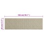 Waschbare Küchenmatte aus Samt mit Blättern, 45 x 150 cm von , Fußmatten - Ref: Foro24-4005632, Preis: 34,04 €, Rabatt: %
