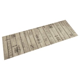 Alfombra de cocina lavable terciopelo estampado valla 60x180 cm