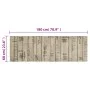 Fence printed velvet washable kitchen rug 60x180 cm by , Doormats - Ref: Foro24-4005639, Price: 33,07 €, Discount: %
