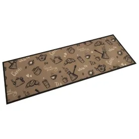 Waschbarer Küchenteppich aus morgendlichem braunem Samt, 60 x 180 cm von , Fußmatten - Ref: Foro24-4005588, Preis: 30,31 €, R...