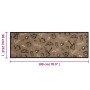 Waschbarer Küchenteppich aus morgendlichem braunem Samt, 60 x 180 cm von , Fußmatten - Ref: Foro24-4005588, Preis: 30,81 €, R...