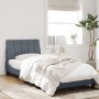 Estructura cama con luces LED terciopelo gris oscuro 90x190 cm de , Camas y somieres - Ref: Foro24-3213752, Precio: 164,62 €,...