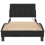 Estructura de cama con luces LED terciopelo negro 90x200 cm de , Camas y somieres - Ref: Foro24-3213759, Precio: 169,84 €, De...