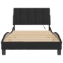 Estructura de cama con luces LED terciopelo negro 100x200 cm de , Camas y somieres - Ref: Foro24-3213765, Precio: 130,27 €, D...