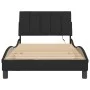 Estructura de cama con luces LED terciopelo negro 100x200 cm de , Camas y somieres - Ref: Foro24-3213765, Precio: 131,26 €, D...