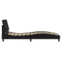 Estructura de cama con luces LED terciopelo negro 100x200 cm de , Camas y somieres - Ref: Foro24-3213765, Precio: 131,26 €, D...