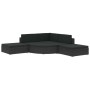 Set of 6 pieces of black synthetic rattan garden furniture and cushions by vidaXL, Garden sets - Ref: Foro24-46752, Price: 58...