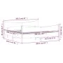 White pine wood bed frame with headboard 200x200cm by , Beds and slatted bases - Ref: Foro24-3216370, Price: 270,19 €, Discou...