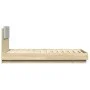 Cama con cabecero madera de ingeniería roble Sonoma 90x190 cm de , Camas y somieres - Ref: Foro24-3209970, Precio: 140,77 €, ...