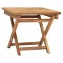 Sonnenliege mit Tisch aus massivem Teakholz von vidaXL, Liegen - Ref: Foro24-48017, Preis: 288,38 €, Rabatt: %