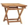 Sun lounger with solid teak table by vidaXL, Loungers - Ref: Foro24-48017, Price: 278,75 €, Discount: %