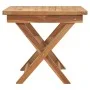 Sonnenliege mit Tisch aus massivem Teakholz von vidaXL, Liegen - Ref: Foro24-48017, Preis: 288,38 €, Rabatt: %