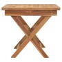 Sun lounger with solid teak table by vidaXL, Loungers - Ref: Foro24-48017, Price: 278,75 €, Discount: %