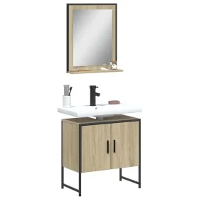 Badezimmermöbel-Set, 2-teilig, Holzwerkstoff, Sonoma-Eiche von , Badezimmermöbel - Ref: Foro24-3214335, Preis: 83,66 €, Rabat...