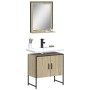 Bathroom furniture set 2 pieces engineered wood sonoma oak by , Bathroom furniture - Ref: Foro24-3214335, Price: 84,92 €, Dis...