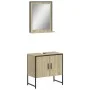 Badezimmermöbel-Set, 2-teilig, Holzwerkstoff, Sonoma-Eiche von , Badezimmermöbel - Ref: Foro24-3214335, Preis: 83,66 €, Rabat...