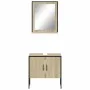 Badezimmermöbel-Set, 2-teilig, Holzwerkstoff, Sonoma-Eiche von , Badezimmermöbel - Ref: Foro24-3214335, Preis: 83,66 €, Rabat...
