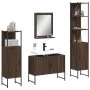 Badezimmermöbel-Set, 4-teilig, Eichenbraun-Sperrholz von , Badezimmermöbel - Ref: Foro24-3214363, Preis: 226,54 €, Rabatt: %