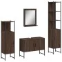Badezimmermöbel-Set, 4-teilig, Eichenbraun-Sperrholz von , Badezimmermöbel - Ref: Foro24-3214363, Preis: 226,54 €, Rabatt: %