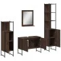 Badezimmermöbel-Set, 4-teilig, Eichenbraun-Sperrholz von , Badezimmermöbel - Ref: Foro24-3214363, Preis: 226,54 €, Rabatt: %