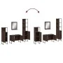 Badezimmermöbel-Set, 4-teilig, Eichenbraun-Sperrholz von , Badezimmermöbel - Ref: Foro24-3214363, Preis: 226,54 €, Rabatt: %