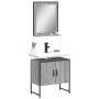 Set de muebles de baño 2 pzas madera de ingeniería gris sonoma de , Muebles de baño - Ref: Foro24-3214337, Precio: 87,13 €, D...