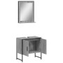 Set de muebles de baño 2 pzas madera de ingeniería gris sonoma de , Muebles de baño - Ref: Foro24-3214337, Precio: 87,13 €, D...