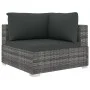 5-teiliges Gartenmöbel-Set und graue synthetische Rattankissen von vidaXL, Gartensets - Ref: Foro24-46783, Preis: 599,97 €, R...