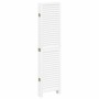 6-teilige Trennwand aus weißem Paulownia-Massivholz von , Raumteiler - Ref: Foro24-358841, Preis: 160,41 €, Rabatt: %