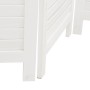 Biombo separador de 6 paneles madera maciza Paulownia blanco de , Divisores de ambientes - Ref: Foro24-358841, Precio: 160,41...