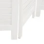 Biombo separador de 6 paneles madera maciza Paulownia blanco de , Divisores de ambientes - Ref: Foro24-358841, Precio: 157,37...