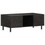 Solid black mango wood coffee table 100x54x40 cm by , Coffee table - Ref: Foro24-356831, Price: 96,10 €, Discount: %