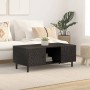 Solid black mango wood coffee table 100x54x40 cm by , Coffee table - Ref: Foro24-356831, Price: 96,10 €, Discount: %