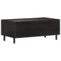 Massiver Couchtisch aus schwarzem Mangoholz, 100 x 54 x 40 cm von , Couchtisch - Ref: Foro24-356831, Preis: 95,23 €, Rabatt: %