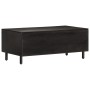 Solid black mango wood coffee table 100x54x40 cm by , Coffee table - Ref: Foro24-356831, Price: 96,10 €, Discount: %