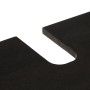 Waschbeckenunterschrank aus massivem schwarzem Mangoholz, 62 x 33 x 58 cm von , Badezimmerwaschtische - Ref: Foro24-356838, P...