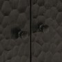 Waschbeckenunterschrank aus massivem schwarzem Mangoholz, 62 x 33 x 58 cm von , Badezimmerwaschtische - Ref: Foro24-356838, P...