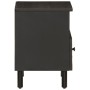 Nachttisch aus massivem schwarzem Mangoholz, 40 x 33 x 46 cm von , Nachttische - Ref: Foro24-356825, Preis: 41,62 €, Rabatt: %