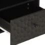 Solid black mango wood bedside table 40x33x46 cm by , Nightstands - Ref: Foro24-356825, Price: 41,22 €, Discount: %