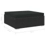 Reposapiés seccional con cojín 1 ud ratán sintético negro by vidaXL, Modular outdoor sofas - Ref: Foro24-46804, Price: 72,65 ...