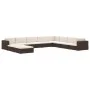 Reposapiés seccional con cojín 1 ud ratán sintético negro by vidaXL, Modular outdoor sofas - Ref: Foro24-46804, Price: 72,65 ...
