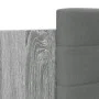 Sonoma gray engineered wood bed with headboard 120x190 cm by , Beds and slatted bases - Ref: Foro24-3209966, Price: 166,51 €,...