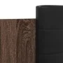 Oak brown engineered wood bed with headboard 120x200 cm by , Beds and slatted bases - Ref: Foro24-3209932, Price: 165,83 €, D...