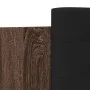 Oak brown engineered wood bed with headboard 100x200 cm by , Beds and slatted bases - Ref: Foro24-3209939, Price: 158,46 €, D...